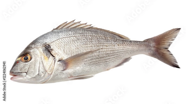 Obraz Catching Fresh Snapper Fish, Coastal Waters, Photographic Capture, Underwater Environment, Side View, Culinary Delight