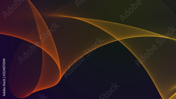 Obraz abstract background with waves. Suitable for graphic design materials.