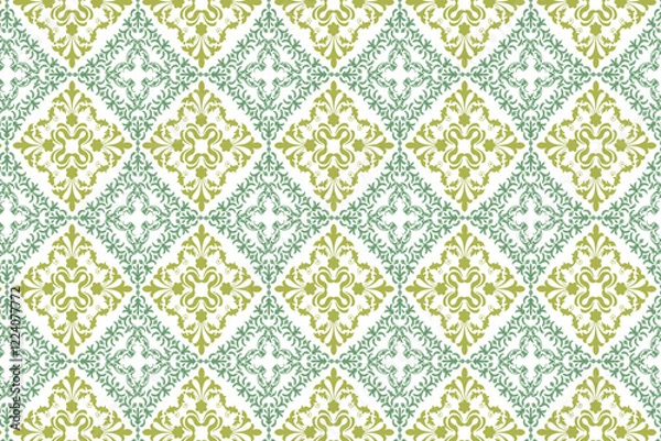 Fototapeta Patterns, geometric patterns, textiles, cultures, nationalities, bright colors, beautiful.