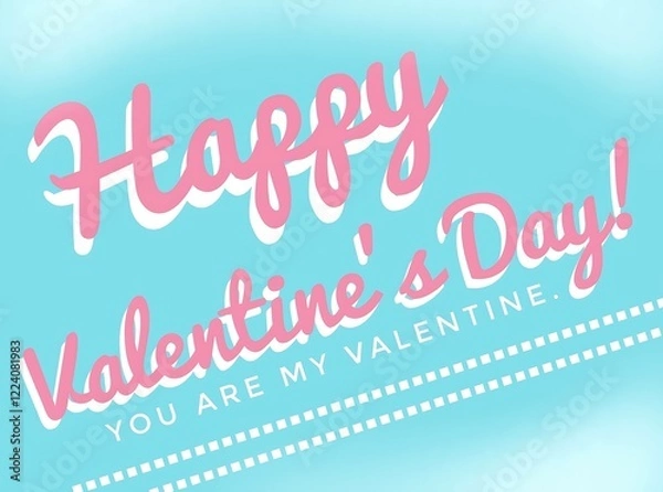 Obraz turquoise valentine