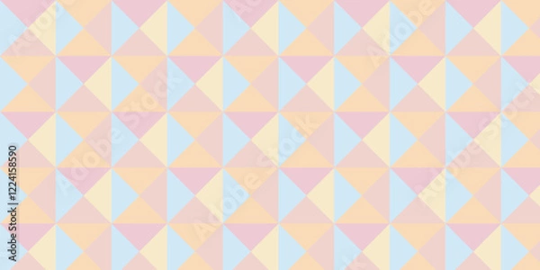 Fototapeta Abstract geometric colorful overlap elegant minimal digital layer shape space technology luxury gird monochrome triangle creative paper texture background.	
