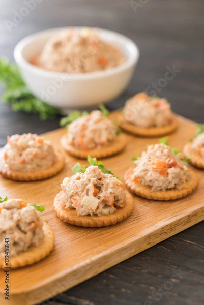 Obraz tuna salad cracker
