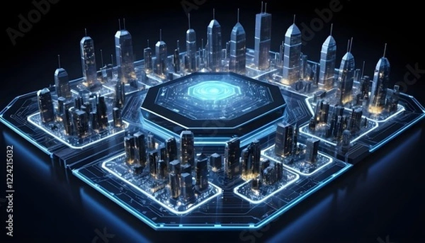 Obraz electronic circuit board