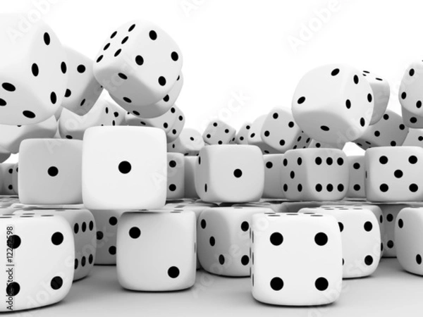 Obraz Playing cube's