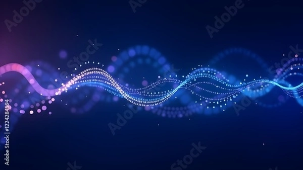 Fototapeta abstract background with dna
