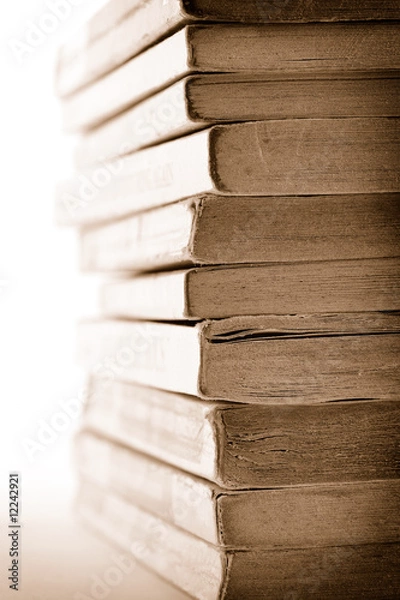 Obraz stack of old books