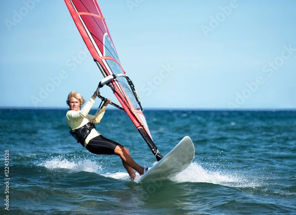 Obraz Kobiety w Windsurfing