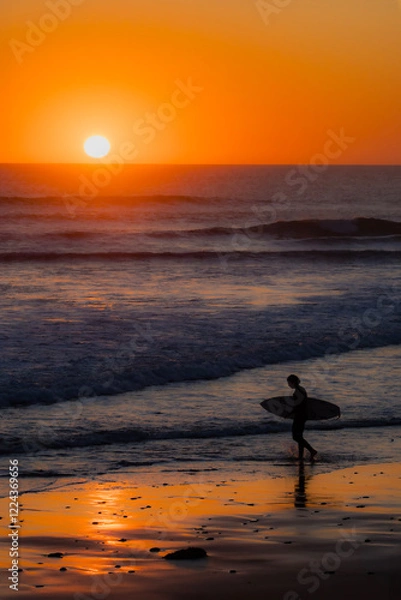 Obraz Surfer at Sunset