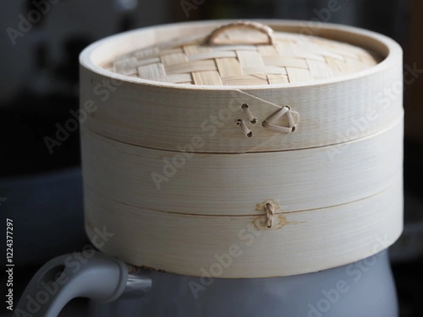 Fototapeta 蒸し器で作る蒸し料理