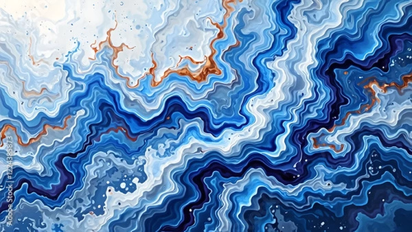 Obraz blue abstract background