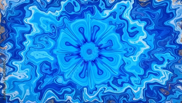 Obraz blue abstract background