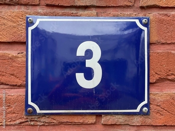 Obraz The number three