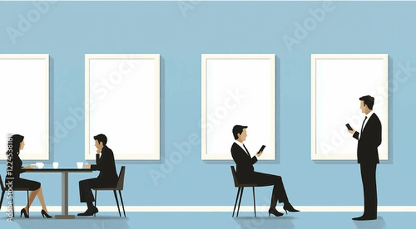 Fototapeta business people meeting