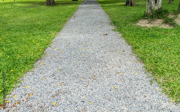 Obraz Gray gravel pathway