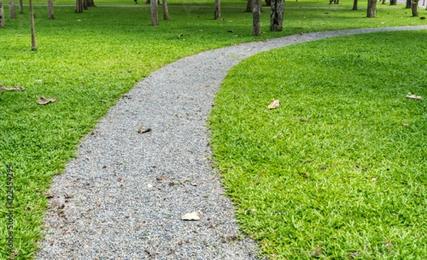 Obraz Gray gravel pathway