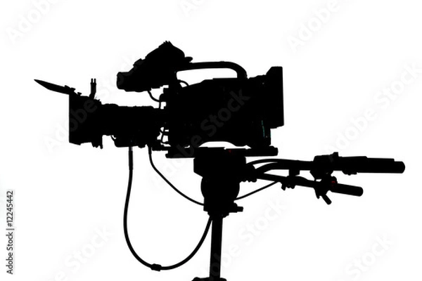 Obraz Pro video Studio Camera Side silhouette