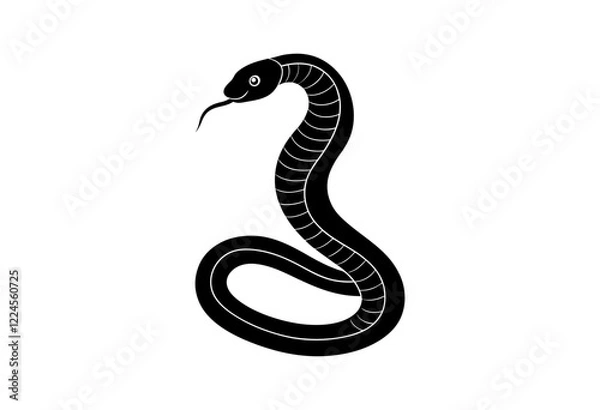Fototapeta snake in the form of a snake