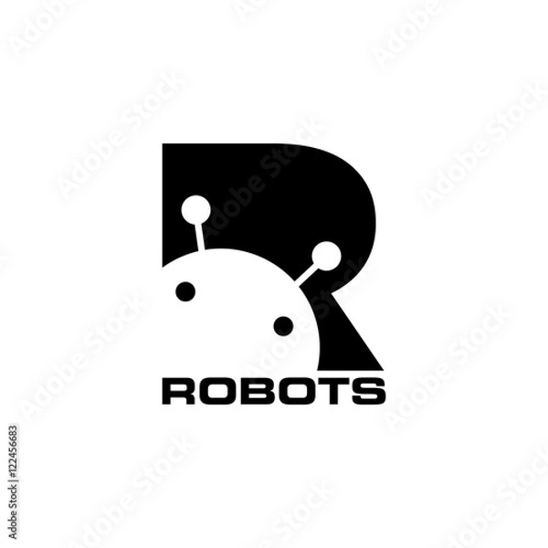 Obraz Letter R for Robotic Concept