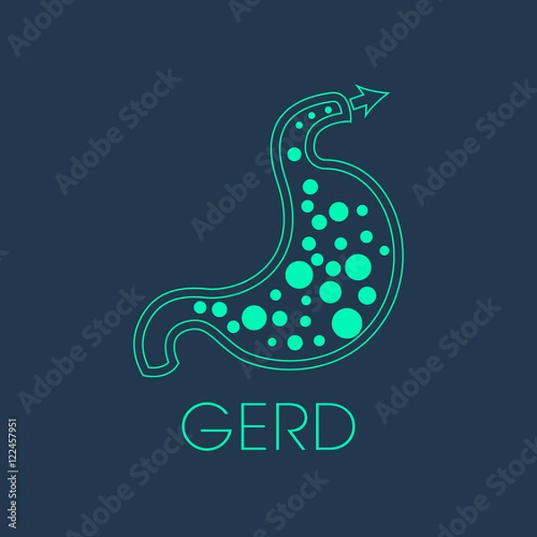 Obraz ikona wektor logo gerd