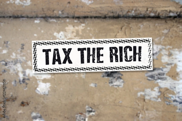 Obraz tax the rich