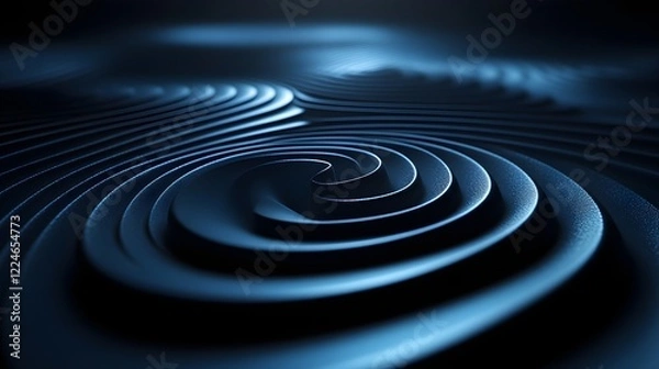 Fototapeta A subtle radial design of fine lines expanding from a single center point.