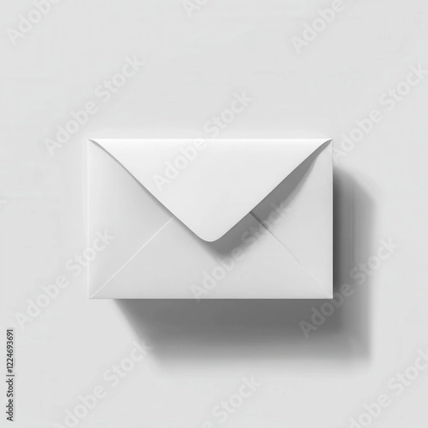 Fototapeta Floating envelope mockup