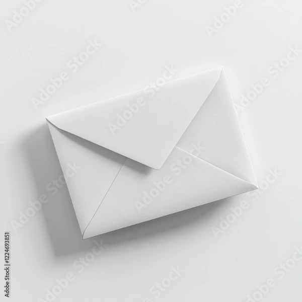 Fototapeta Floating envelope mockup