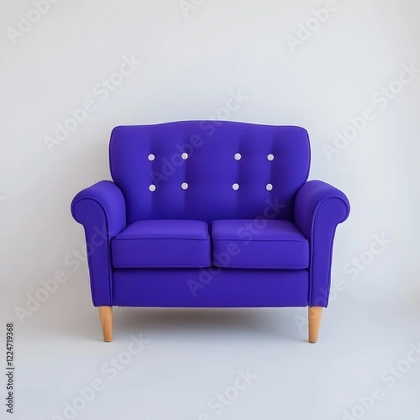 Obraz red sofa in a room