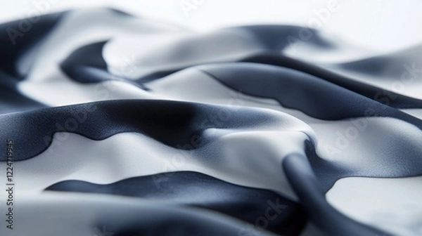 Fototapeta A piece of fabric with a striped pattern