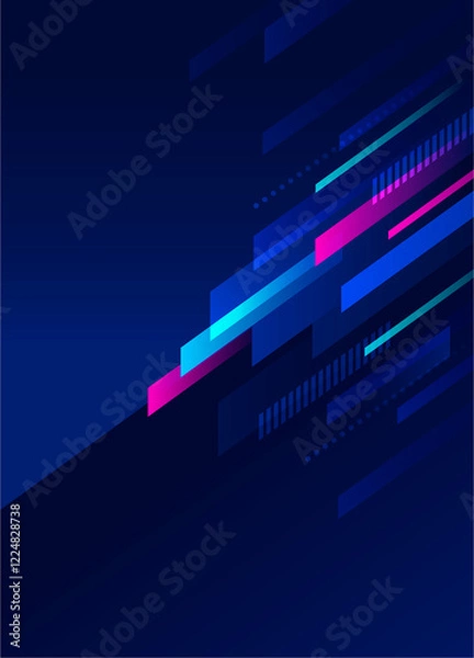 Obraz abstract anual report 2