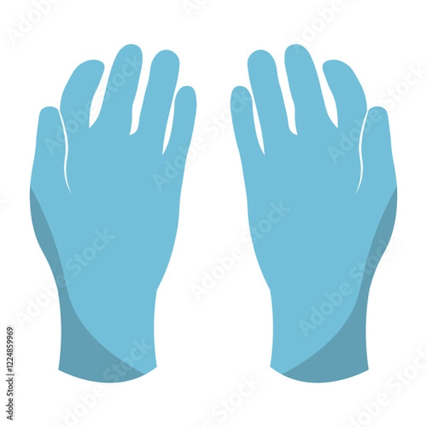 Fototapeta Medical Element with Flat Cartoon Design. Vector Illustration on White Background.