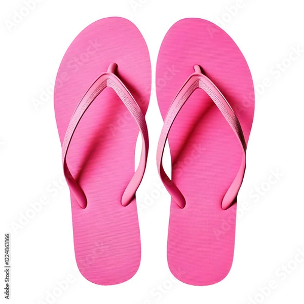 Fototapeta Flip-flops isolated on transparent background