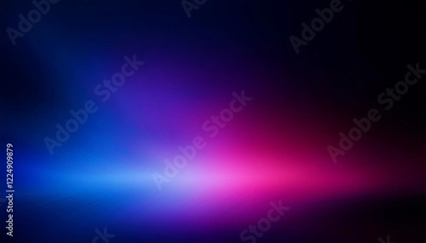Fototapeta Purple blue pink abstract ultraviolet defocused radiance soft texture background. Dark black empty space. Neon blur glow. Color light overlay. Copy space.