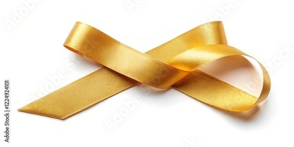 Fototapeta Golden Ribbon Bow