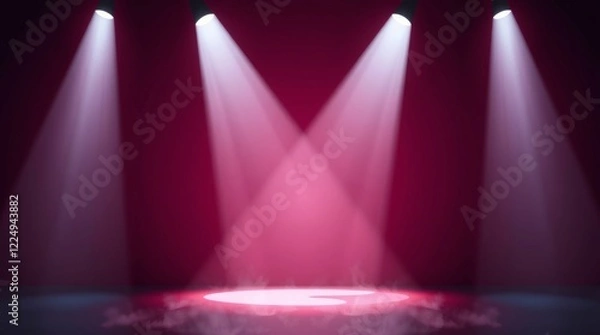 Obraz stage with spotlight