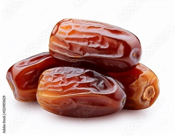 Obraz Date Fruit for Creative Stock Projects Lifelike Dates Isolated on Transparent Background by AI
