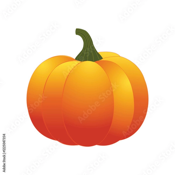 Obraz pumpkin isolated on white background