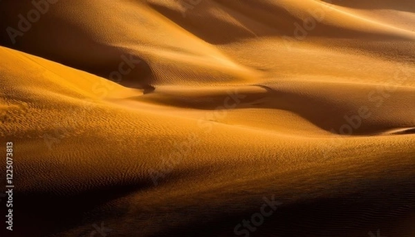 Obraz Mystical Desert Mood with Deep Tones Abstract Dark Yellow Texture Evoking the Atmosphere of a Barren Landscape, Ideal for Crafting an Immersive Background.