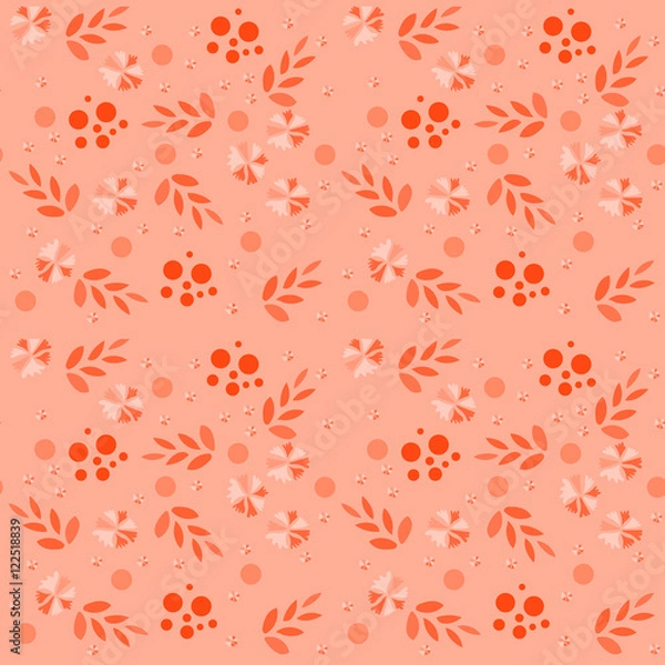 Fototapeta Abstract Elegance Seamless pattern with floral background. Vector illustration