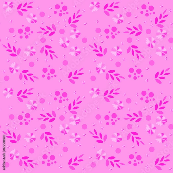 Fototapeta Abstract Elegance Seamless pattern with floral background. Vector illustration