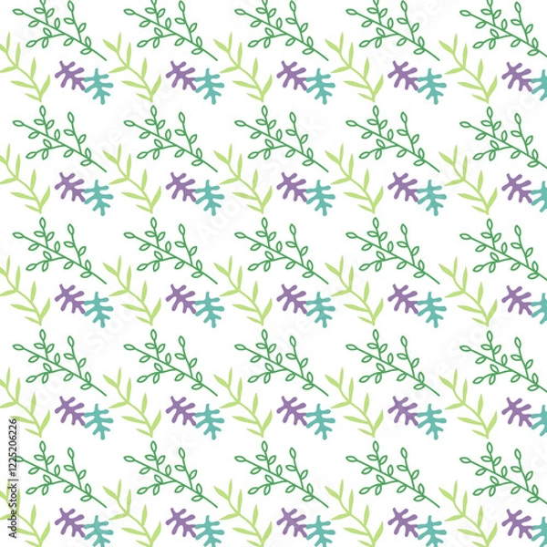 Obraz Natural Spring Leaves Design Pattern Texture Background, Easter Spring 2025