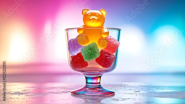 Obraz Jelly gummy bear