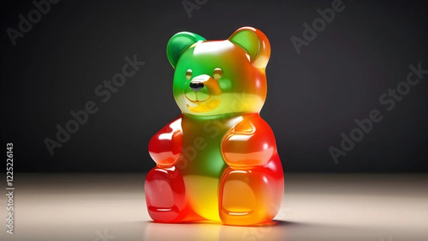 Obraz Jelly gummy bear