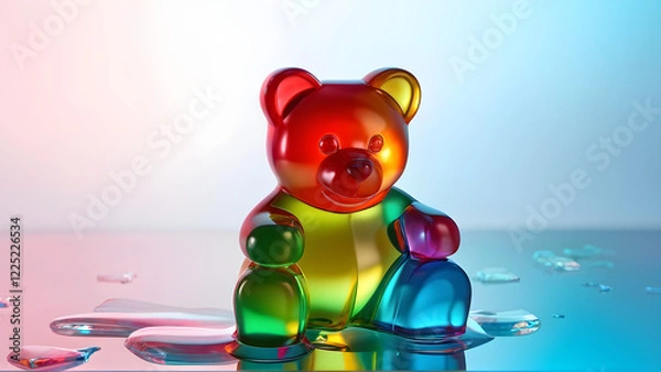 Obraz Jelly gummy bear