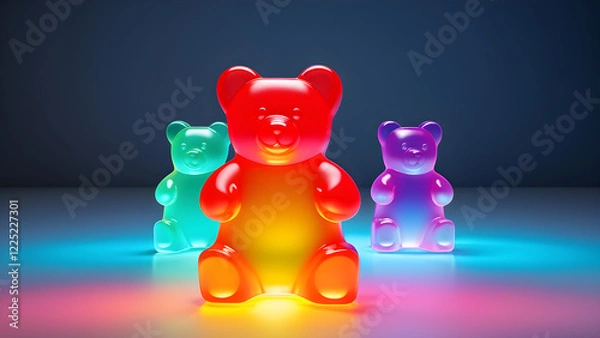 Obraz Jelly gummy bear