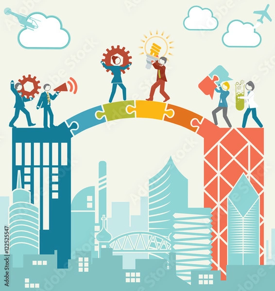 Obraz Industry Exchange Bridge