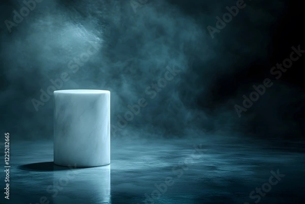 Obraz empty stage with spotlight