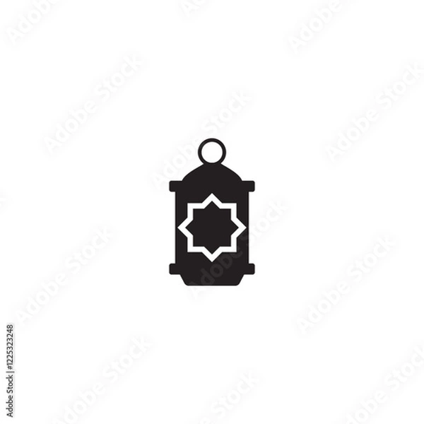 Fototapeta lantern icon
