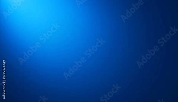 Obraz A Solid Blue Background with a Gradient.