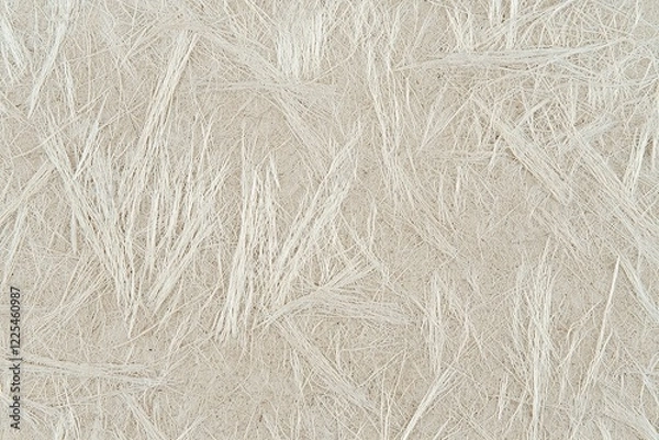 Fototapeta Textured background with natural fibers in soft white tones